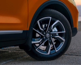 Detail předních kol MG ZS