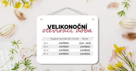 Velikonoční otevírací doba - Lenner Motors