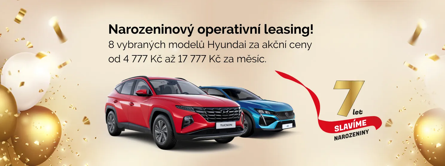 Narozeniny Lenner Motors - Operativní leasing Hyundai