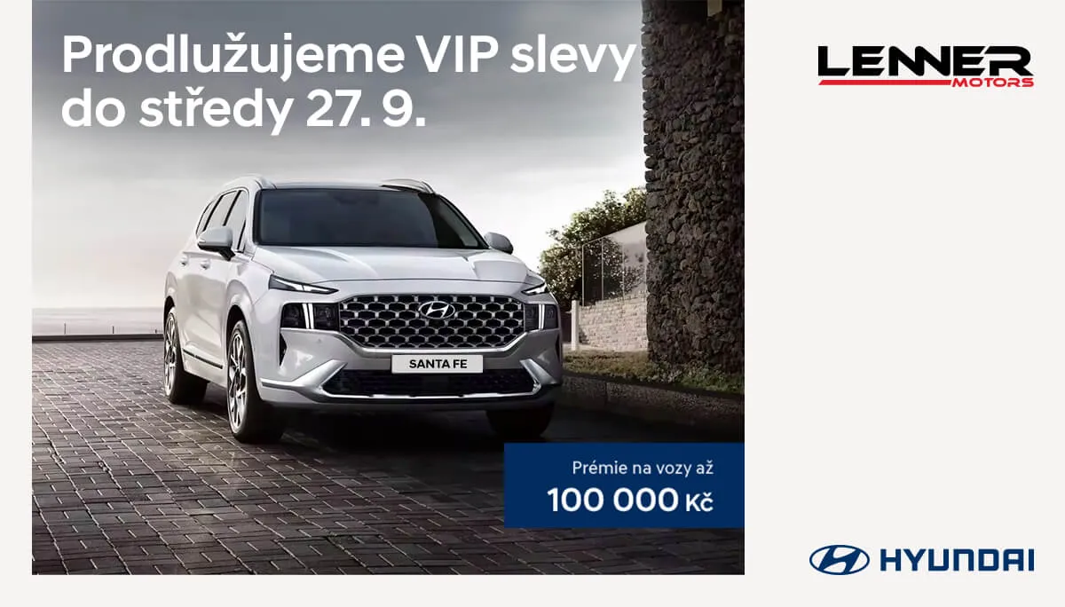 Týden slev - Hyundai prodej vozů - Lenner Motors