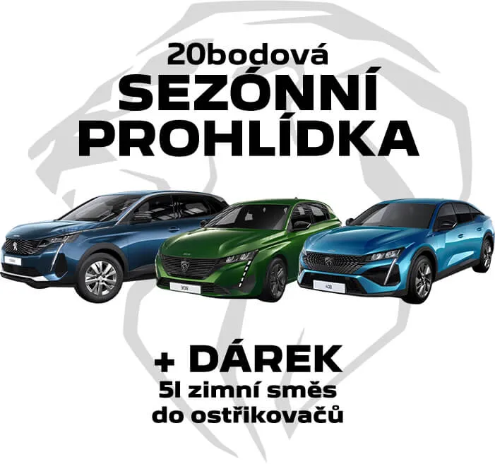 Podzimní prohlídka za 499 Kč Peugeot - Lenner Motors