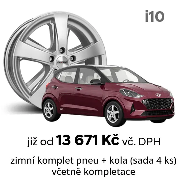 Zimní nabídka kol Hyundai i10 - Lenner Motors