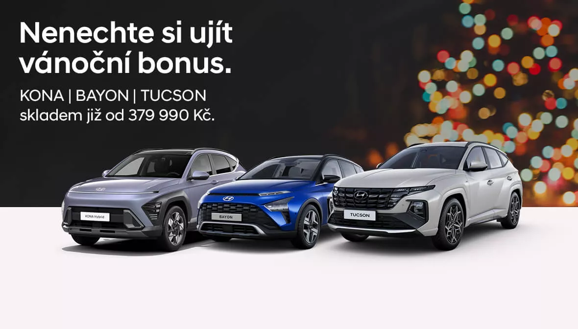 Vánoční bonus Hyundai nové vozy - Lenner Motors