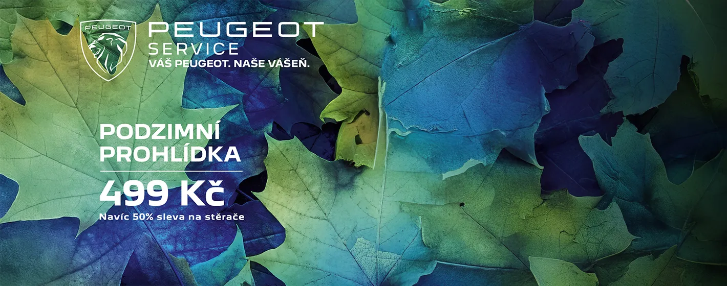 Peugeot podzimní prohlídka Lenner Motors